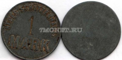 Нотгельд Германия 1 марка 1923 год Neues Schutzenhaus