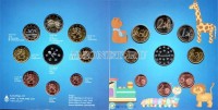 Финляндия ЕВРО набор из 8-ми монет и жетона 2006 год в буклете