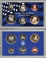 США годовой набор из 6-х монет  2004 года  Proof