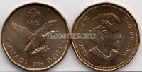 монета Канада 1 доллар 2006 год XX зимние Олимпийские Игры в Турине