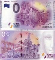 0 евро 2015 год сувенирная банкнота. Сарла, Черный Перигор