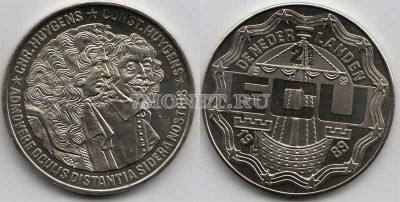 Нидерланды 2 1/2 экю 1989 год