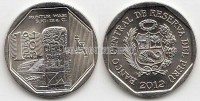 монета Перу 1 новый соль 2012 год Кунтур-Уаси