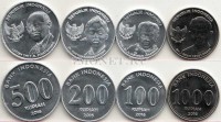 Индонезия набор из 4-х монет 2016 год, новый тип
