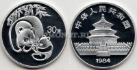 Китай монетовидный жетон 1984 год панда PROOF