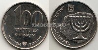 монета Израиль 100 шекелей 1984 год Ханука