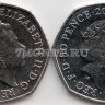Великобритания из 9-ти монет 50 пенсов 2016 - 2017 год 150 лет со дня рождения Беатрис Поттер