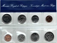 Бельгия набор из 8-ми монет 1979 год