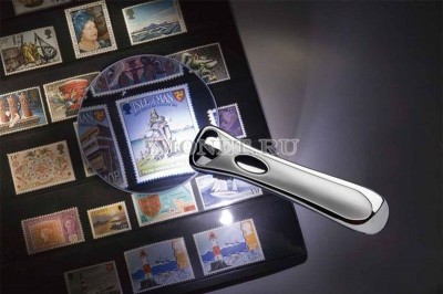 лупа 2,5-кратная без оправы со светодиодной подсветкой LU 5 LED M