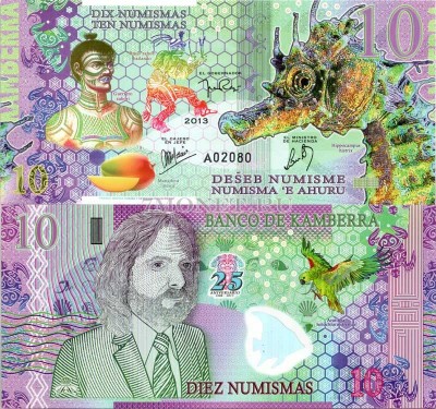 бона Камберра 10 нумизма 2013 год