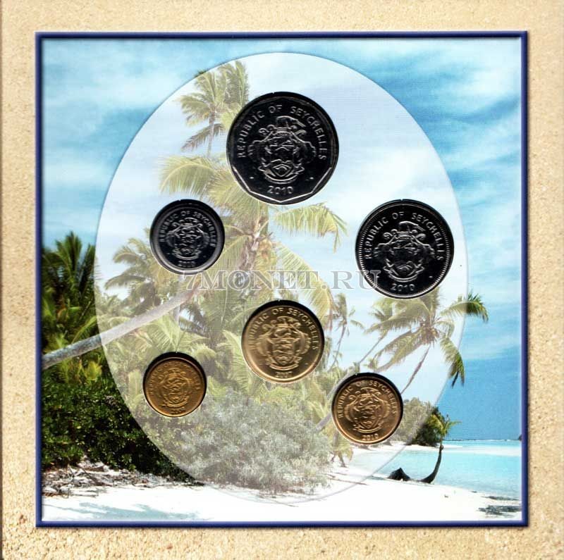 Сейшельские острова (Сейшелы) набор из 6-ти монет в буклете