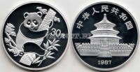 Китай монетовидный жетон 1987 год панда PROOF