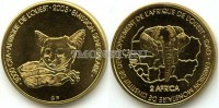 монета Сенегал 3000 франков КФА (2 африка) 2003 год Галаго