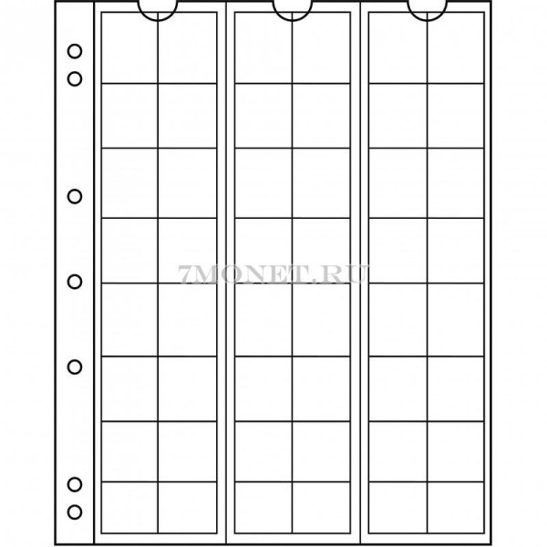 лист для монет Numis NH 48