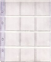 лист M12K для хранения 12 монет в холдерах 50x50 мм, Россия
