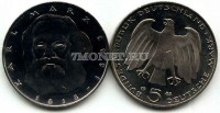 монета Германия 5 марок 1983 год 100 лет со дня смерти Карла Маркса