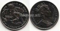 монета Гибралтар 1 крона 1999 год Франклин Рузвельт