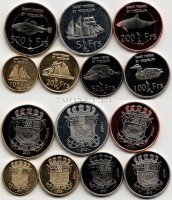 Сент-Пьер и Микелон набор из 7-ми монет 2013 год