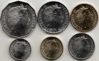 Австралия набор из 6-ти монет 2017 год 