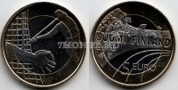 монета Финляндия 5 евро 2016 год Атлетика
