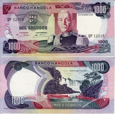 бона Ангола 1000 эскудо 1972 год