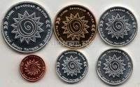 США индейская резервация Навахо набор из 6-ти монет 2017 год