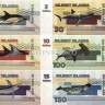 Острова Гилберта набор из 6-ти банкнот 2015 год Морская фауна