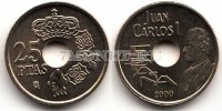 монета Испания 25 песет 2000 год