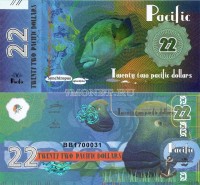 бона Тихий океан 22 доллара 2017 год Рыба-наполеон или губан Маори