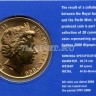 монета Австралия 5 долларов 2000 год Олимпийские игры в Сиднее - Тхэквондо, в буклете 19 из 28