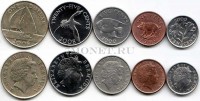 Бермудские острова набор из 5-ти монет 1999 - 2008 годы