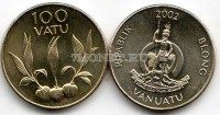 монета Вануату 100 вату 2002 год
