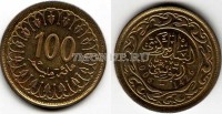 монета Тунис 100 миллим 2005 год