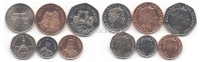 Джерси набор из 6-ти монет