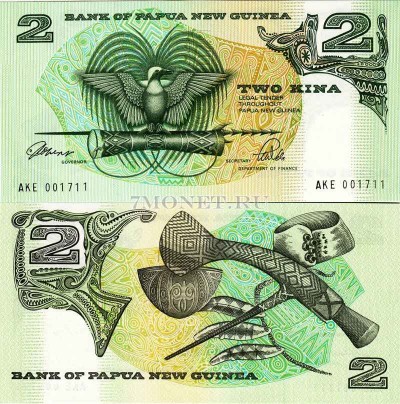 бона Папуа Новая Гвинея 2 кина 1981 год