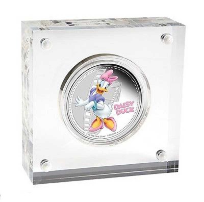 монета Ниуэ 2 доллара 2014 год Дэйзи Дак, цветная