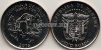 монета Панама 1/2 бальбоа 2016 год Церковь Общества Иисуса (Панама-Вьехо)