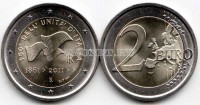монета Италия 2 евро 2011 год 150 лет единства Итальянской Республики