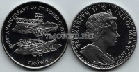 монета Остров Мэн 1 крона 2003 год сто лет первому управляемому полету