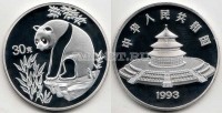 Китай монетовидный жетон 1993 год панда PROOF