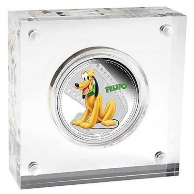 монета Ниуэ 2 доллара 2014 год Плуто, цветная