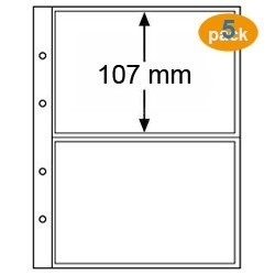 листы для банкнот Numis NH 02 с разделителями