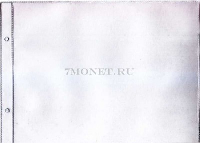 лист горизонтальный для 1 банкноты, размер ячейки 20,5х15,5