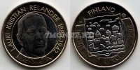 монета Финляндия 5 евро 2016 год Лаури Кристиан Реландер - второй президент Финляндии