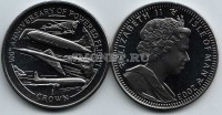 монета Остров Мэн 1 крона 2003 год столетний юбилей первого управляемого полета
