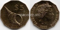 монета Острова Кука 5 долларов 2003 год