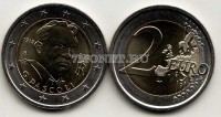 монета Италия 2 евро 2012 год 100 лет Джованни Пасколи