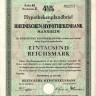 Германия Облигация займа 4,5% на 100 рейхсмарок 1938 г Мангейм