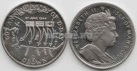 монета Остров Мэн 1 крона 2004 год 60 лет со дня победы