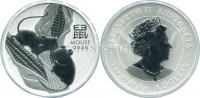 монета Австралия 1 доллар 2020 год Крысы PROOF